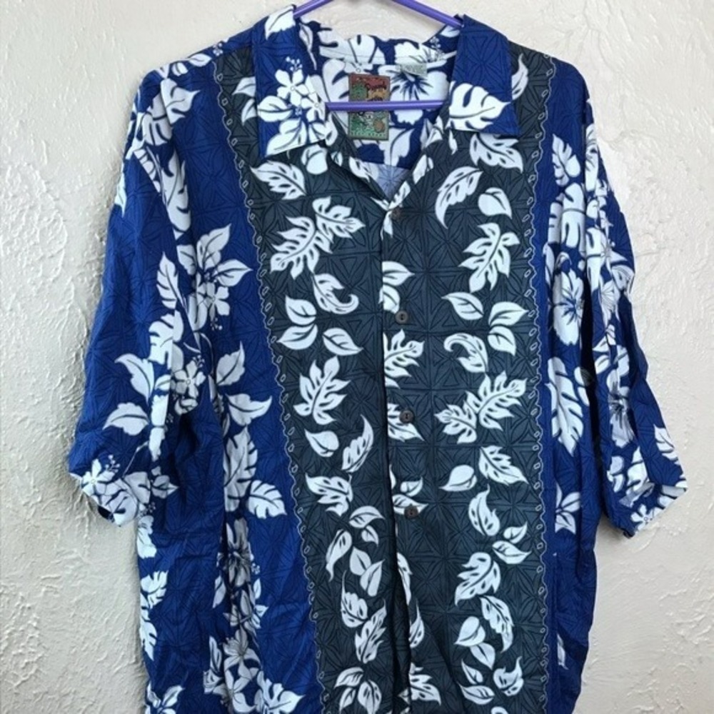 Pineapple Connection Short‎ Sleeve Hawaiian Mens size XL